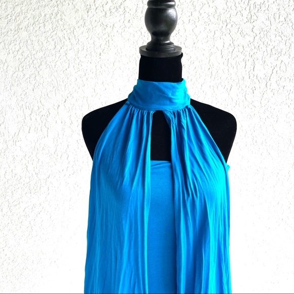 Blue Sexy Club Dress - Picture 2 of 3